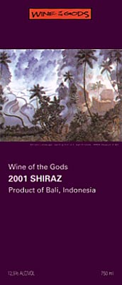 Wine of the Gods Shiraz
