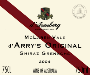 d'Arry's Original McLaren Vale Shiraz Grenache