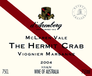 The Hermit Crab McLaren Vale Viognier Marsanne