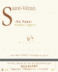 Saint-Véran En Faux Vieilles Vignes