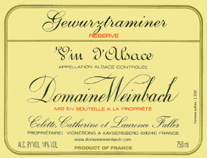 Vin d'Alsace Gewurztraminer Réserva