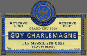 Guy Charlemagne Grand Cru Réserve Brut Blanc de Blancs