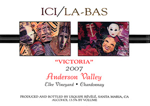 Ici/La-Bas Victoria Anderson Valley Chardonnay Elke Vineyard