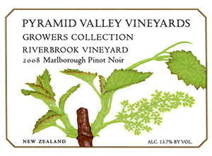 Growers Collection Riverbrook Vineyard Marlborough Pinot Noir