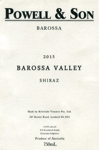 Barossa Valley Shiraz