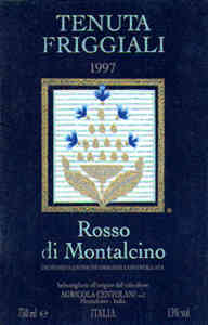 Rosso di Montalcino Tenuta Friggiali