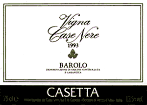 Barolo Vigna Case Nere