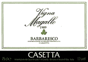 Barbaresco Vigna Magallo