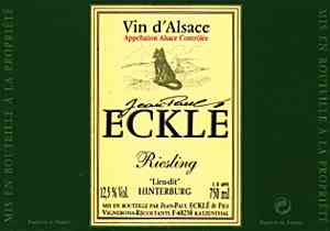 Vin d'Alsace Riseling Lieu-dit Hinterburg