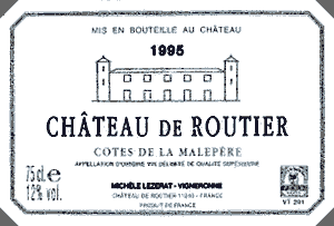 Côtes de la Malepère Chateau de Routier
