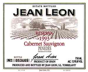 Jean Leon Cabernet Sauvignon Reserva