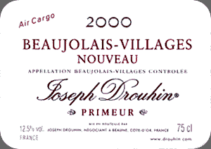 Beaujolais Villages Nouveau