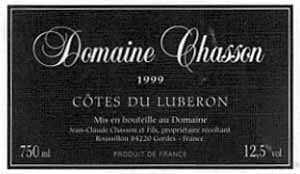 Côtes du Luberon Domaine Chasson