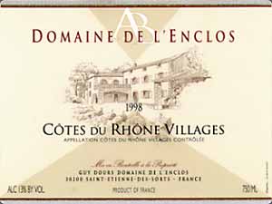 Côtes du Rhône Villages