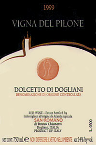 Dolcetto di Dogliani Vigna del Pilone