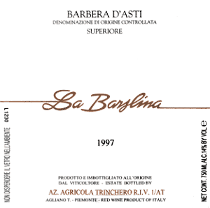 Barbera d'Asti Superiore La Barslina