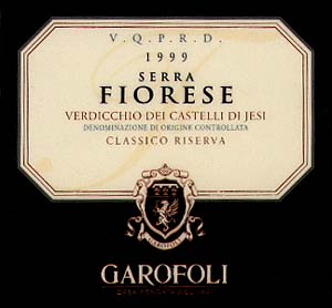 Verdicchio dei Castelli di Jesi Classico Riserva Serra Fiorese