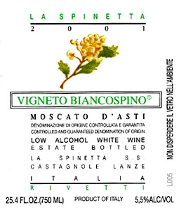 Moscato d'Asti Vigneto Biancospino