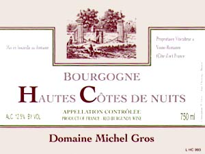 Bourgogne Hautes Côtes de Nuits