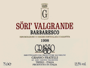 Barbaresco Sorì Valgrande