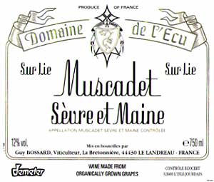 Muscadet Sevre et Maine Sur Lie Hermine d'or