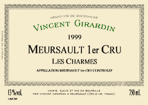 Meursault 1er Cru Les Charmes