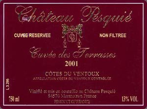 Côtes du Ventoux Château Pesquie Cuvée des Terrasses