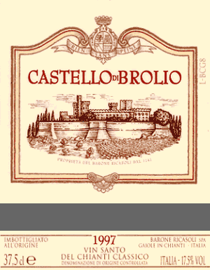 Vin Santo del Chianti Classico Castello di Brolio