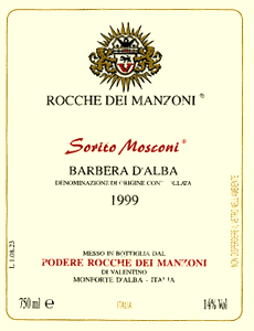 Barbera d'Alba Sorito Mosconi