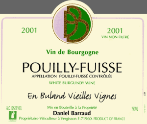 Pouilly Fuissé En Buland Vieilles Vignes