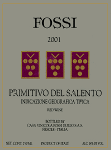 Primitivo del Salento