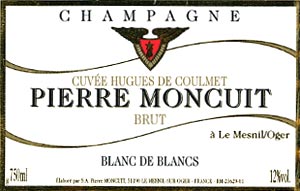 Pierre Moncuit Cuvée Hugues de Coulmet Blanc de Blancs Brut