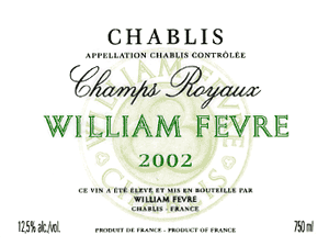 Chablis Champs Royaux