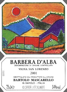 Barbera d'Alba Vigna San Lorenzo