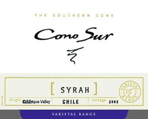 Cono Sur Syrah Colchagua Valley Varietal Range