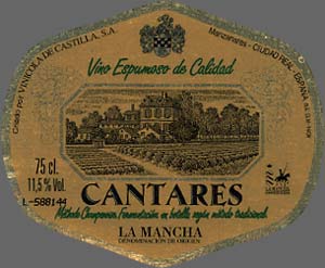 Vino Espumoso de Calidad Cantares Extra-Brut