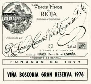 Viña Bosconia Gran Reserva