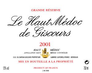 Le Haut Medoc de Giscours