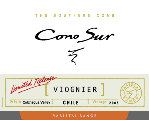 Cono Sur Viognier Limited Release Colchagua Valley Varietal Range