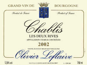 Chablis Les Deux Rives