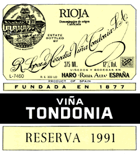 Viña Tondonia Reserva