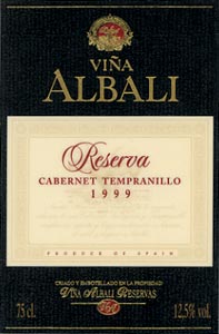 Viña Albali Cabernet Tempranillo Reserva