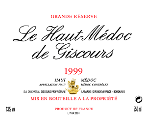 Le Haut Medoc de Giscours