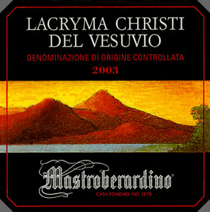 Lacryma Christi del Vesuvio Rosso