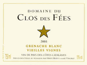 Vin de Pays des Cotes Catalanes Grenache Blanc Vieilles Vignes