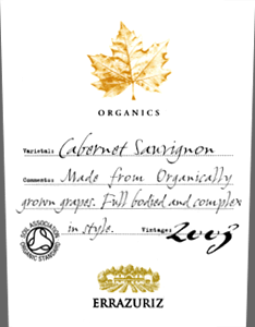 Organics Cabernet Sauvignon Aconcagua Valley