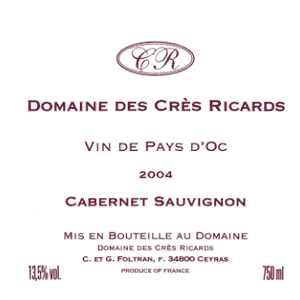 Vin de Pays d'Oc Cabernet Sauvignon