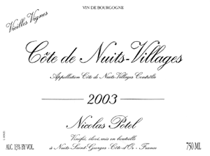 Côte de Nuits-Villages Vieilles Vignes