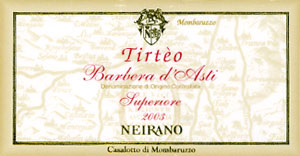 Barbera d'Asti Superiore Tirtèo