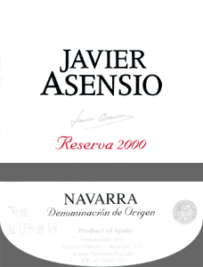 Javier Asensio Reserva